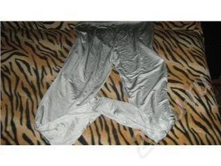 Лот: 483628. Фото: 1. серебристые лосинки. Брюки, шорты