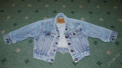 Лот: 1800721. Фото: 1. Настоящая дорогая джинсовая куртка... Верхняя одежда