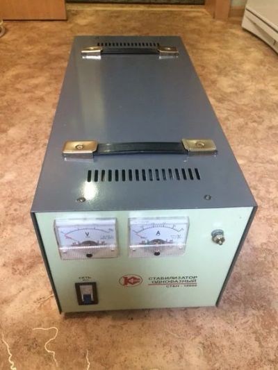 Лот: 7542465. Фото: 1. Стабилизатор напряжения СТБН-10000. Трансформаторы, катушки