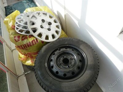 Лот: 2192275. Фото: 1. Продам резину зима R14 на дисках. Шины на дисках