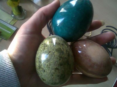 Лот: 3547513. Фото: 1. Три каменных яйца . Другое (коллекционирование, моделизм)