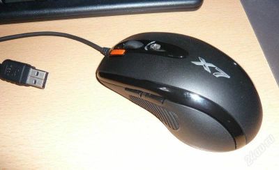 Лот: 2212059. Фото: 1. A4Tech X-718bk. Игровая мышь. Клавиатуры и мыши