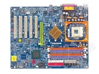 Лот: 68584. Фото: 1. GA-8IPE1000 + Pentium 4-1,8 Гц. Материнские платы
