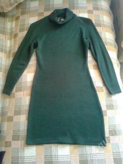 Лот: 385495. Фото: 1. Платье зеленое трикотажное, р-р... Платья