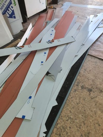 Лот: 18911734. Фото: 1. Грядки из алюминиевых композитных... Другое (парники, теплицы)