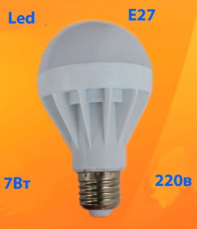 Лот: 10768444. Фото: 1. Светодиодные лампы Е27 220в 7W... Лампочки