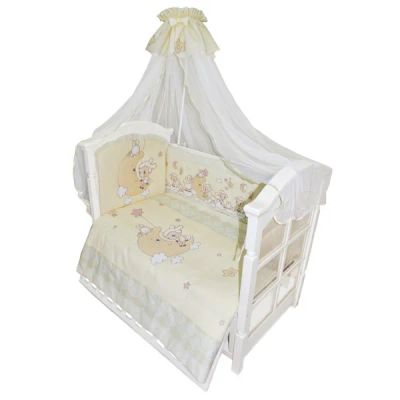 Лот: 6924336. Фото: 1. Бортики и балдахин в кроватку... Постельные принадлежности