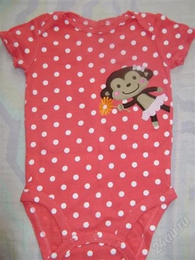 Лот: 1696518. Фото: 1. Боди "CARTER`S" (3 штуки) для... Нижнее белье