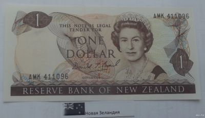 Лот: 16853468. Фото: 1. Банкнота Новая Зеландия 1 доллар... Австралия и Океания