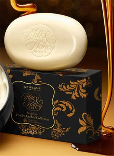 Лот: 11254772. Фото: 1. Мыло «Молоко и мед – Золотая орхидея... Уход за телом