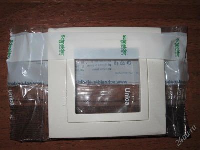 Лот: 1136930. Фото: 1. Рамка 1-местная бежевая, Unica... Электроустановочные изделия