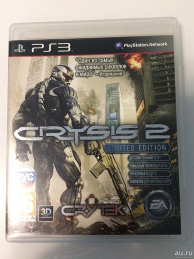 Лот: 9419187. Фото: 1. Crysis 2 PS3. Игры для консолей