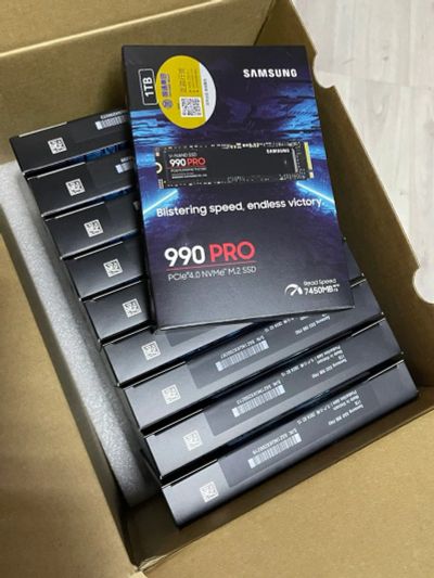 Лот: 21986975. Фото: 1. Накопитель SSD Samsung 990 PRO... SSD-накопители