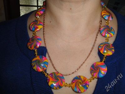 Лот: 273989. Фото: 1. Изделия из полимерной глины колье... Колье