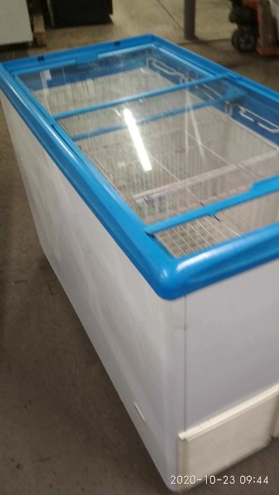 Лот: 16758735. Фото: 1. Морозильный ларь ант-400 стекло... Холодильное