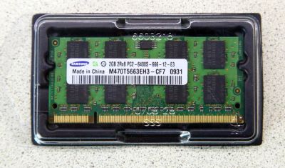 Лот: 10110089. Фото: 1. DDR2 SO-DIMM Samsung 2Gb PC2-6400... Оперативная память