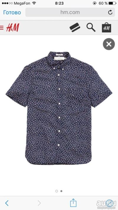 Лот: 9223054. Фото: 1. Рубашка HM новая. Рубашки, водолазки