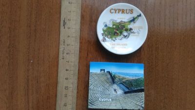 Лот: 19665015. Фото: 1. Магнитики Кипр + Греция - 4 шт... Магниты сувенирные