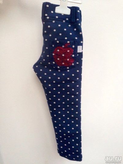 Лот: 10200976. Фото: 1. Штаны в горошек. (86-96). Брюки, шорты, джинсы