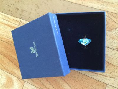 Лот: 5334336. Фото: 1. кольцо с кристаллом сваровски. Кольца, перстни