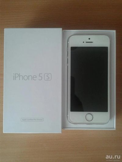 Лот: 8231777. Фото: 1. Apple iPhone 5s 16Gb Silver LTE... Смартфоны