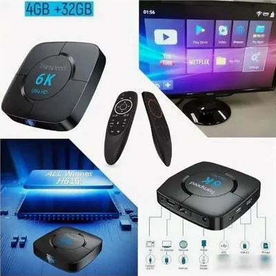 Лот: 25801350. Фото: 1. Aндрoид пpиcтавка Тrаnsрееd 6k... Цифровое, спутниковое ТВ