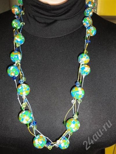 Лот: 288082. Фото: 1. Изделия из полимерной глины колье... Колье