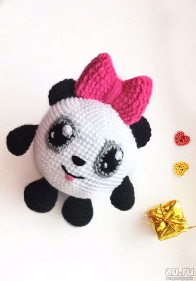 Лот: 12999971. Фото: 1. Пандочка. Ручная работа. Готовые изделия