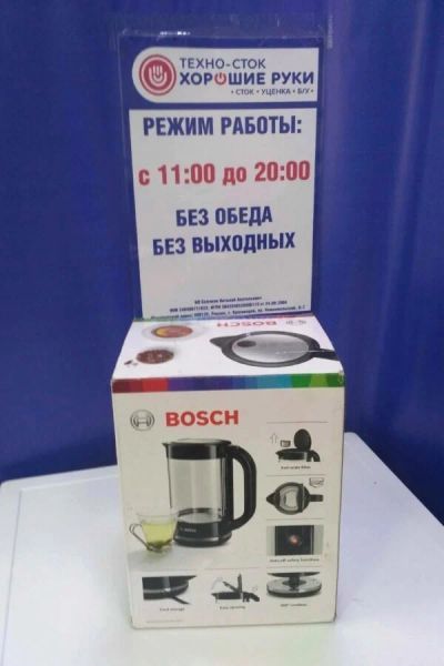 Лот: 15047113. Фото: 1. Чайник bosch twk 70 a 03. Чайники, кофемашины, кулеры