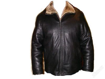 Лот: 1304607. Фото: 1. Куртка кожаная зимняя. Верхняя одежда