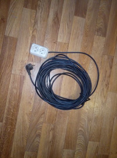 Лот: 19196736. Фото: 1. Удлинитель 30 метров,кабель 3... Удлинители, тройники, сетевые фильтры