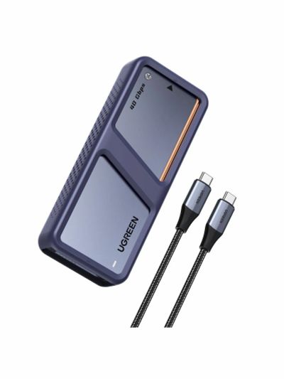 Лот: 25889275. Фото: 1. Корпус для диска UGREEN D703... Корпуса, блоки питания