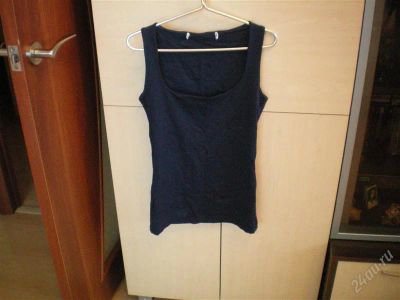 Лот: 1340798. Фото: 1. Топ р.S Цвет темно-синий. Футболки, топы и майки