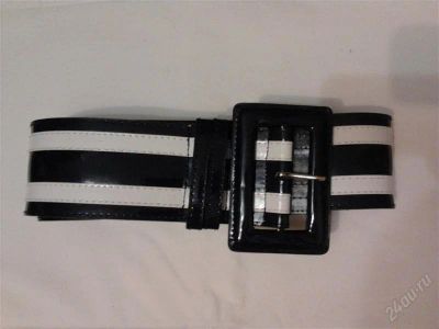 Лот: 1472285. Фото: 1. Ремень сине-белый Modis, новый. Ремни, пояса