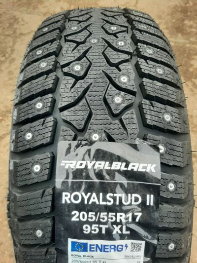 Лот: 25849209. Фото: 1. 205/55 R17 95T Royal Black Stud... Шины