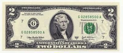 Лот: 336514. Фото: 1. 2 доллара США 2003 года Чикаго. Америка