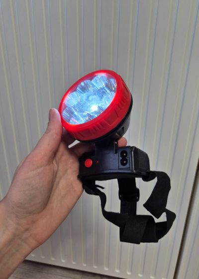 Лот: 25884964. Фото: 1. Фонарь налобный (описание). Фонарики