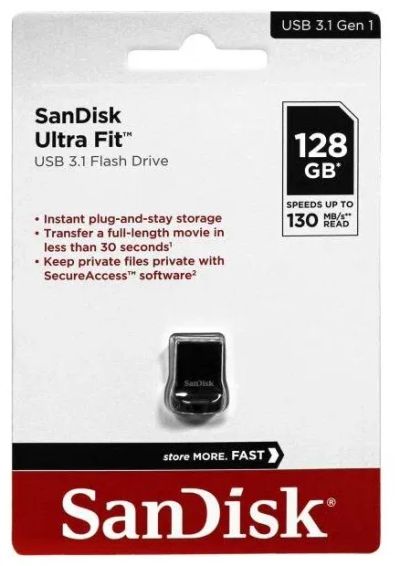 Лот: 20652580. Фото: 1. Флеш-карта USB SanDisk Ultra Fit... USB-флеш карты