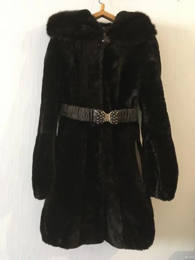 Лот: 16523422. Фото: 1. Шуба мутон + норковая оторочка... Верхняя одежда