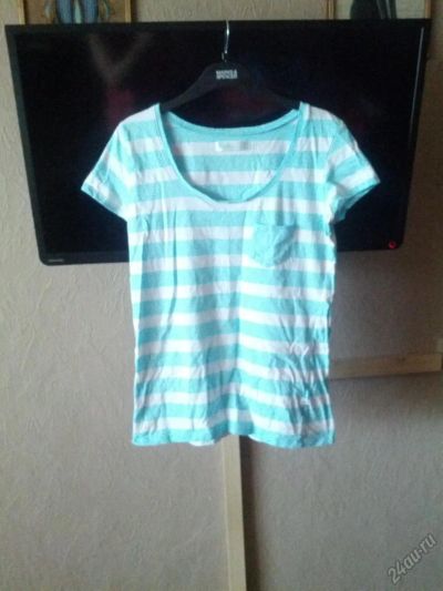 Лот: 5897722. Фото: 1. Футболка полосатая 48-50. Футболки, топы и майки