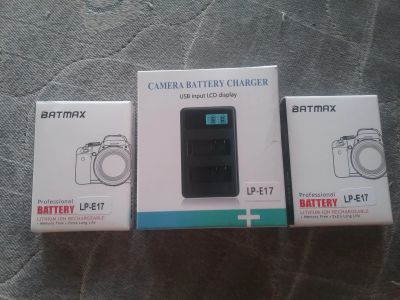 Лот: 25802824. Фото: 1. Акб зарядное Canon LP e17. Аккумуляторы, зарядные