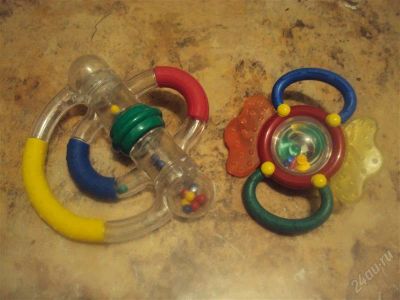 Лот: 1800702. Фото: 1. развивающие погремушки-прорезователь... Развивающие