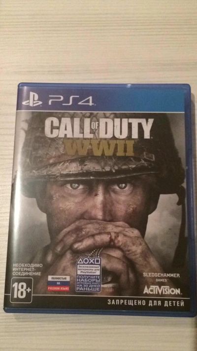 Лот: 10788317. Фото: 1. Call of Duty: WWII (Игра для PS4... Игры для консолей