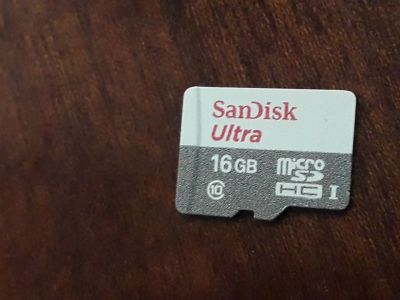 Лот: 20238356. Фото: 1. Sandisk Ultra Micro SD16GB китай... Карты памяти