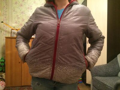 Лот: 8072718. Фото: 1. Двухсторонняя куртка 44р. Разбираем... Верхняя одежда