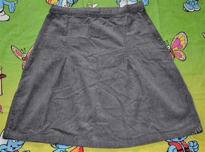 Лот: 2079816. Фото: 1. Юбка вельвет серая. Юбки