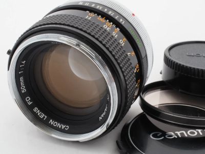 Лот: 9496033. Фото: 1. Сanon FD 50mm/f1,4 "сhrome nose... Объективы