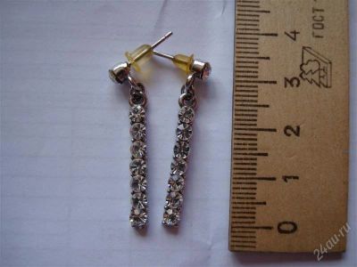 Лот: 1518386. Фото: 1. Серьги (бижутерия) (6). Серьги, каффы