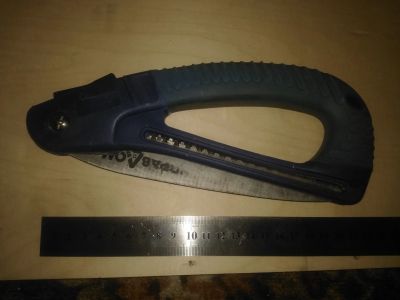 Лот: 17322497. Фото: 1. Ножовка складная. Ручной инструмент