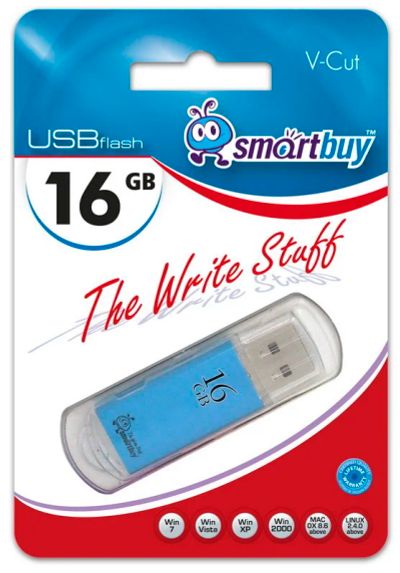 Лот: 4641544. Фото: 1. USB Flash 16Gb SmartBuy V-Cut... USB-флеш карты